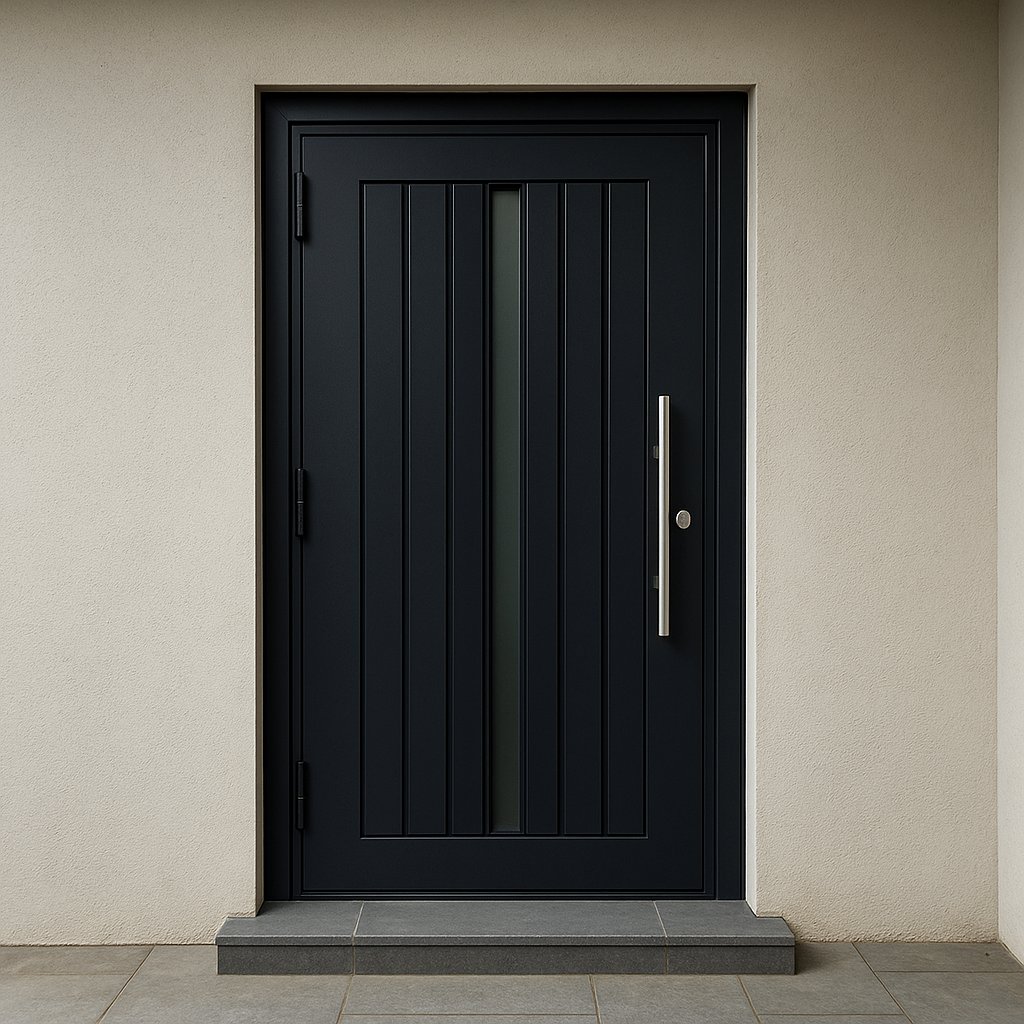 Security steel door — Yaba entrance
