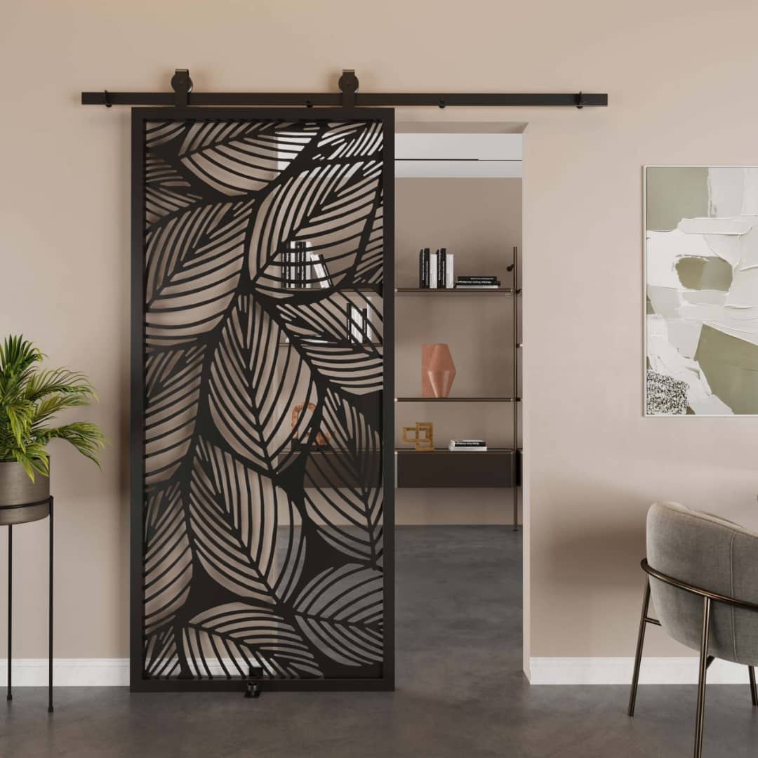 Decorative steel gate